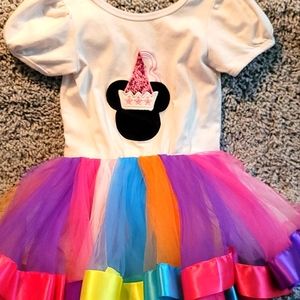 CUSTOM MADE MINNIE MOUSE B-DAY DRESS